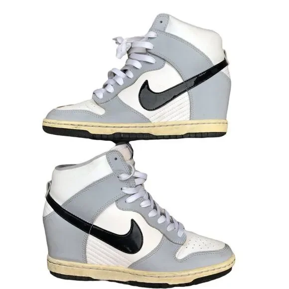 Rare 2013 Nike Dunk Sky High 'Shadow' Wolf Grey Size 7 - Picture 6 of 16